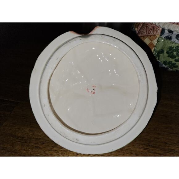 Christmas Patchwork Quilt Tureen Covered Serving Dish Bowl Holiday Decor - Picture 4 of 5